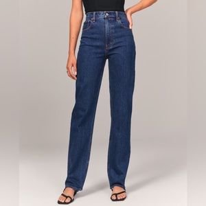 Abercrombie and Fitch 90s Straight Ultra High Rise